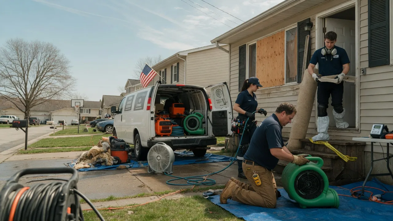 Water Damage Restoration in Hermitage, PA near me